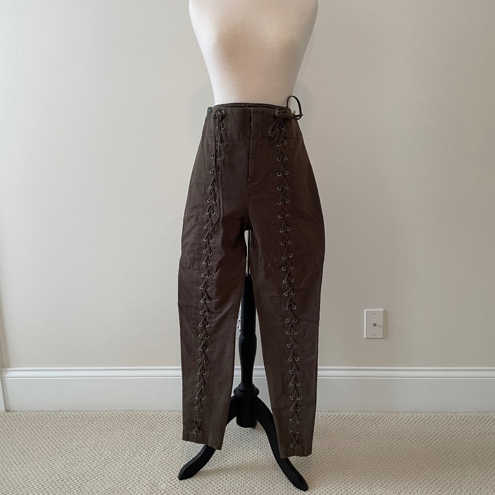 OLIVE GREEN Pants